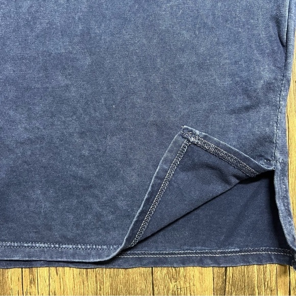 NWT Double Zero Men’s Dark Blue Crew Neck Short Sleeves Tee Shirt Size M - Picture 6 of 9